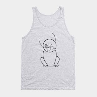 Friendly dog icon Tank Top